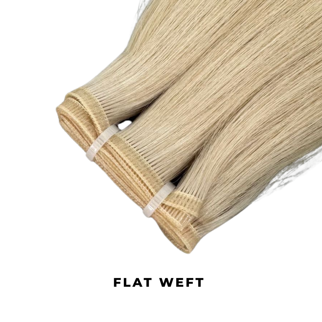 Luxury 100% Human Remy Hair Flat Weft Hair 100g