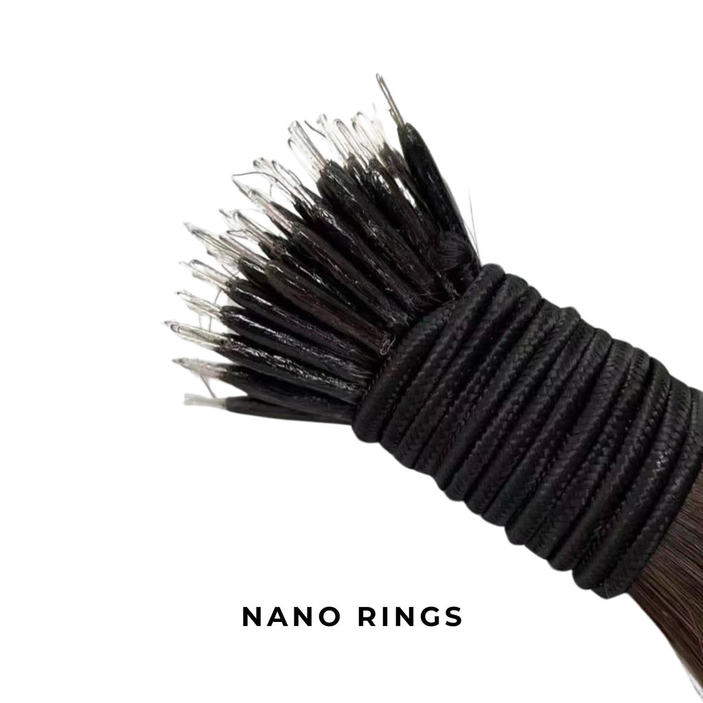 Luxury 100% Human Remy Hair Nano Ring Extensions