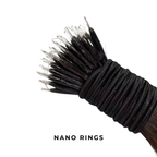 Luxury 100% Human Remy Hair Nano Ring Extensions